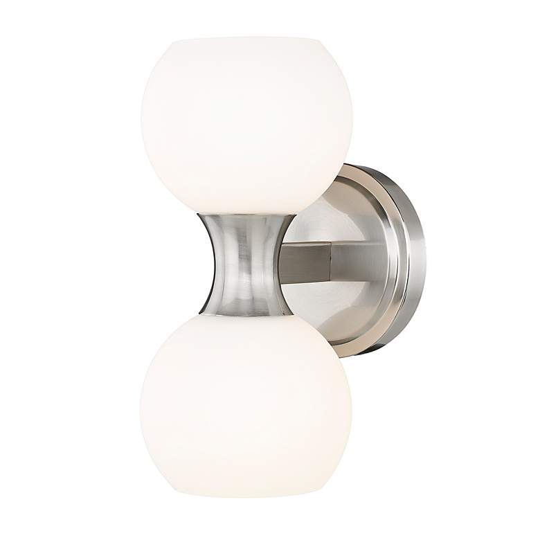 Image 5 Artemis by Z-Lite Brushed Nickel 2 Light Wall Sconce more views