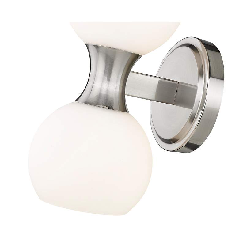 Image 7 Artemis by Z-Lite Brushed Nickel 2 Light Wall Sconce more views