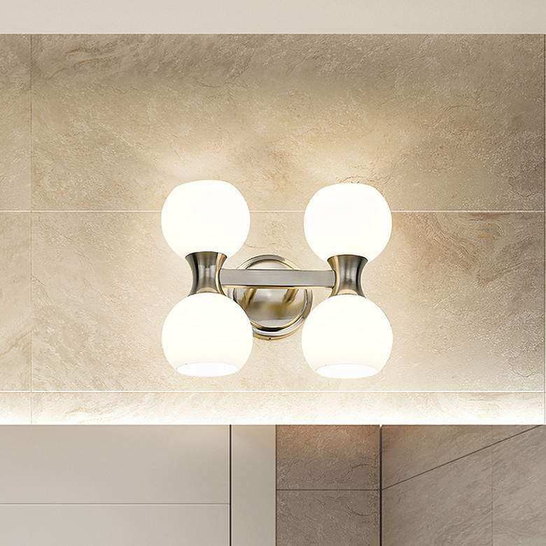 Image 1 Artemis by Z-Lite Brushed Nickel 4 Light Vanity