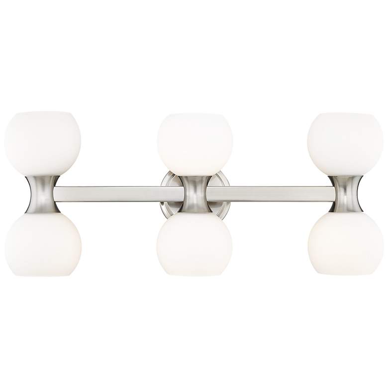 Image 2 Artemis by Z-Lite Brushed Nickel 6 Light Vanity