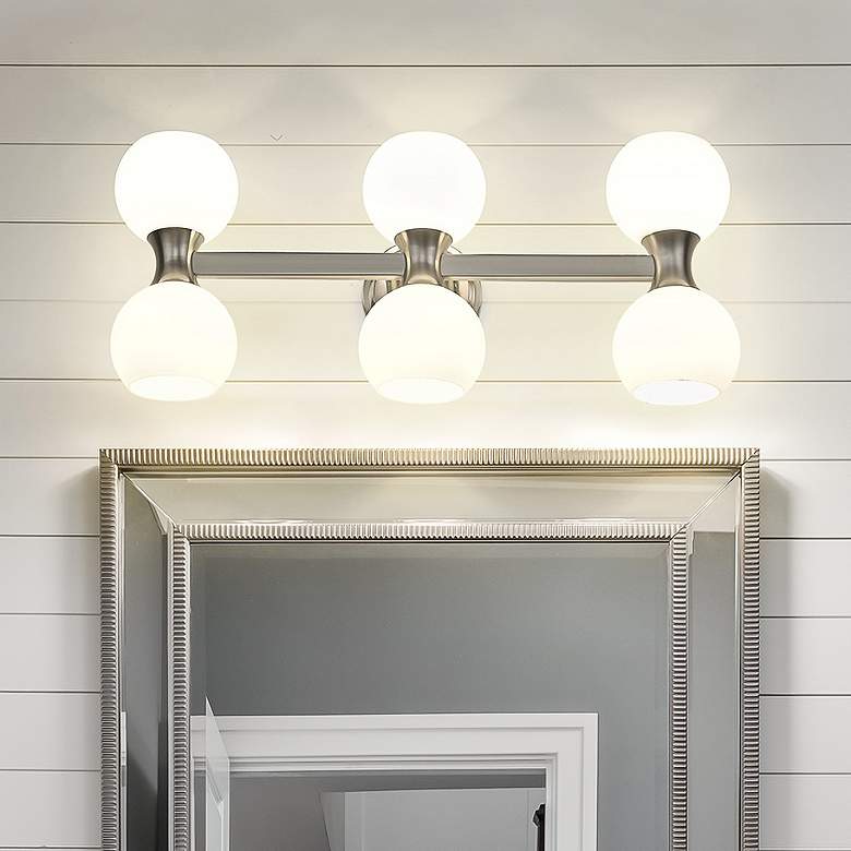Image 1 Artemis by Z-Lite Brushed Nickel 6 Light Vanity