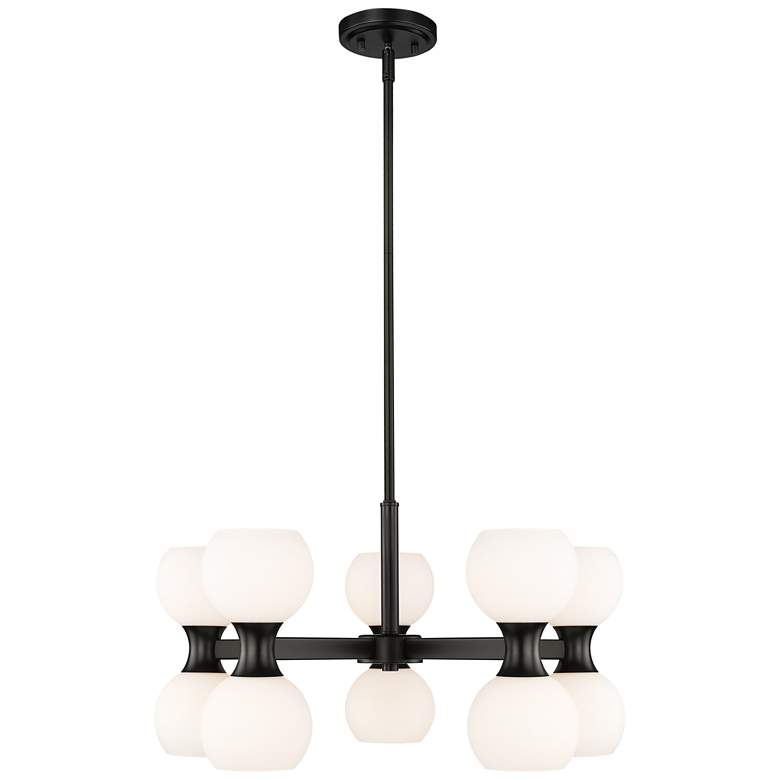 Image 1 Artemis by Z-Lite Matte Black 10 Light Chandelier
