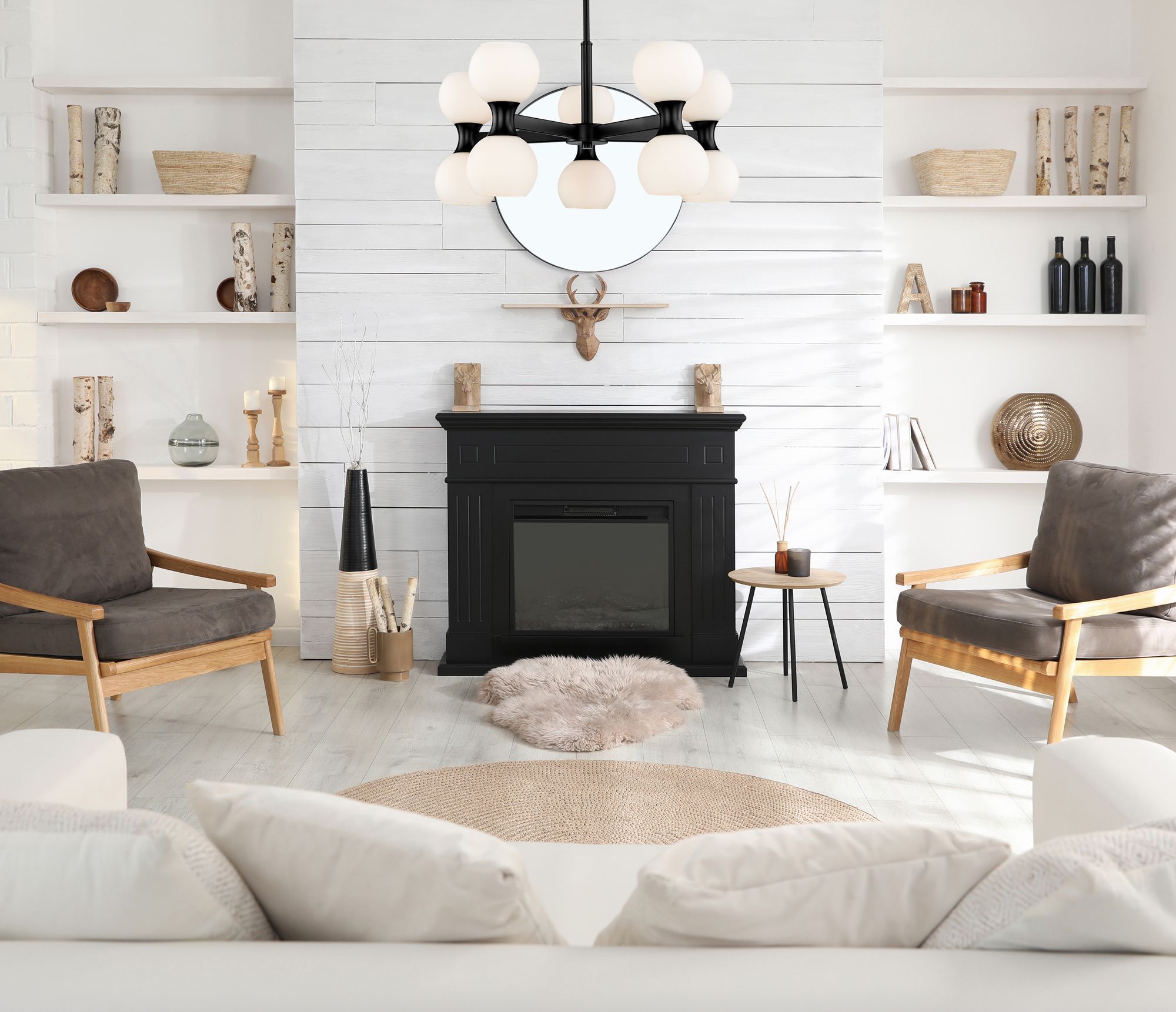 Image 2 Artemis by Z-Lite Matte Black 10 Light Chandelier more views