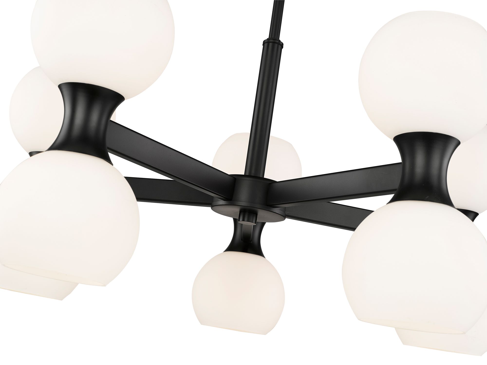 Image 6 Artemis by Z-Lite Matte Black 10 Light Chandelier more views