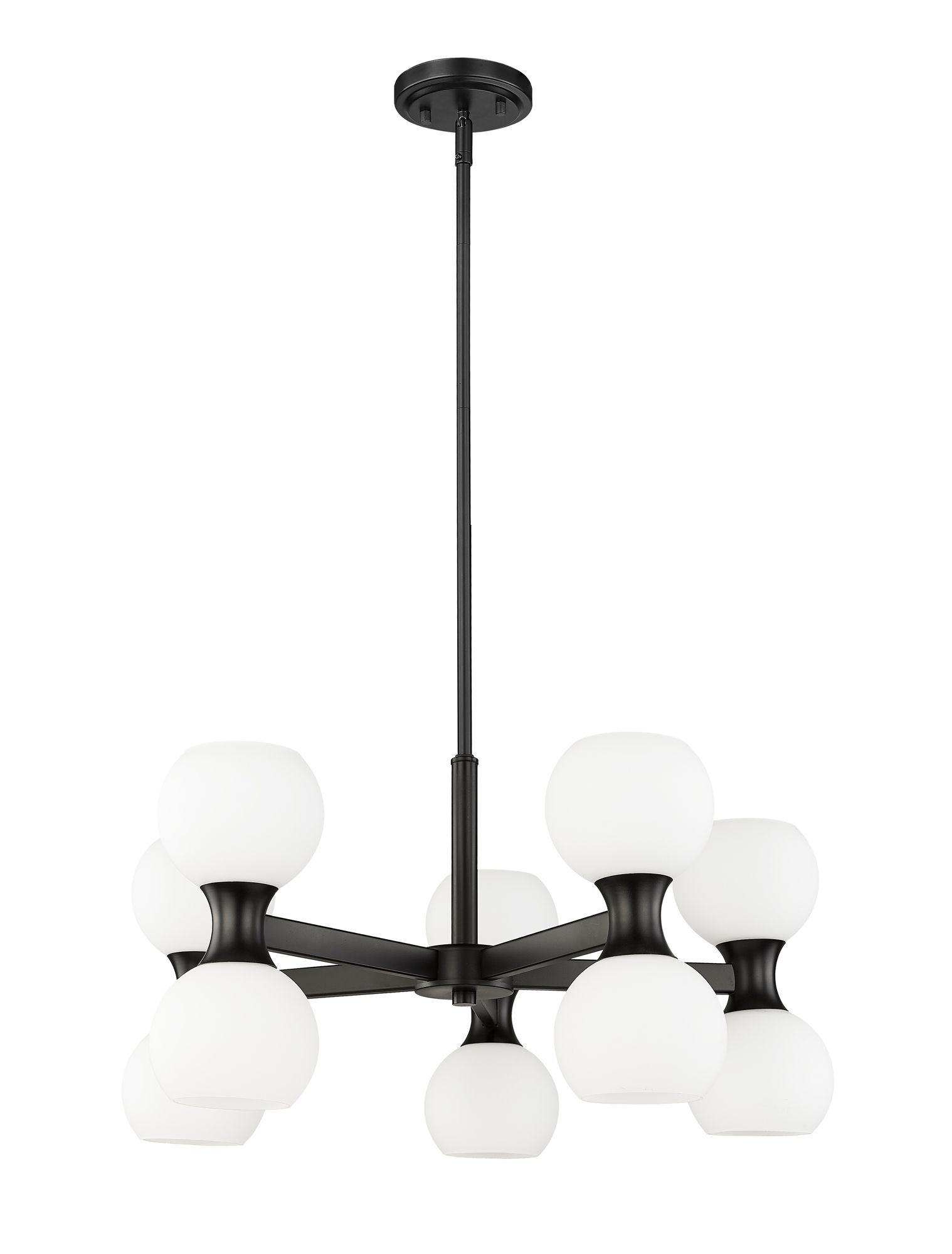 Image 7 Artemis by Z-Lite Matte Black 10 Light Chandelier more views