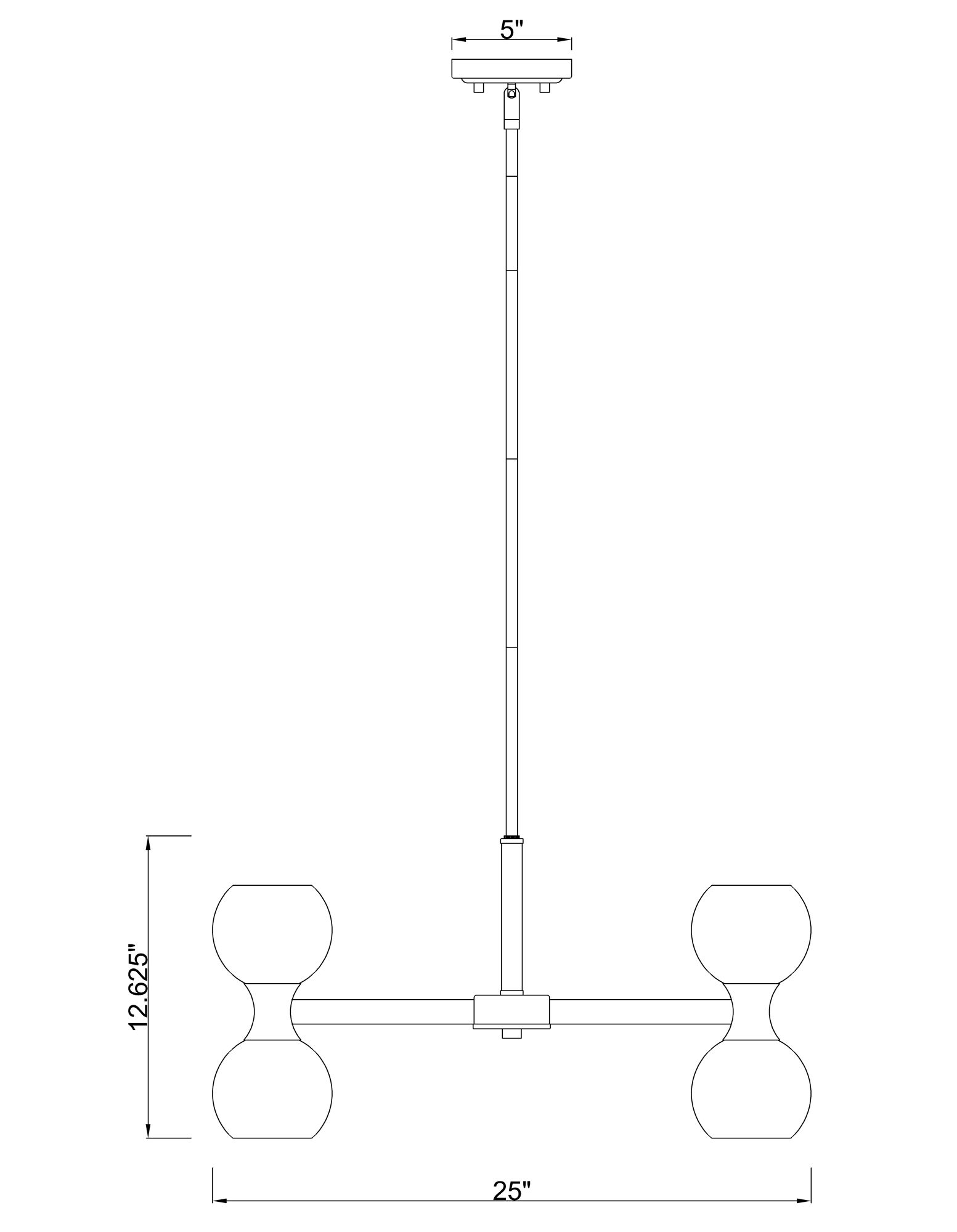 Artemis by Z-Lite Matte Black 10 Light Chandelier