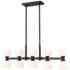 Artemis by Z-Lite Matte Black 10 Light Island Pendant