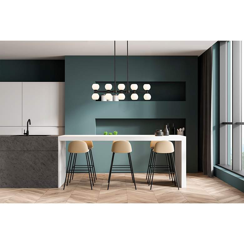 Image 4 Artemis by Z-Lite Matte Black 10 Light Island Pendant more views
