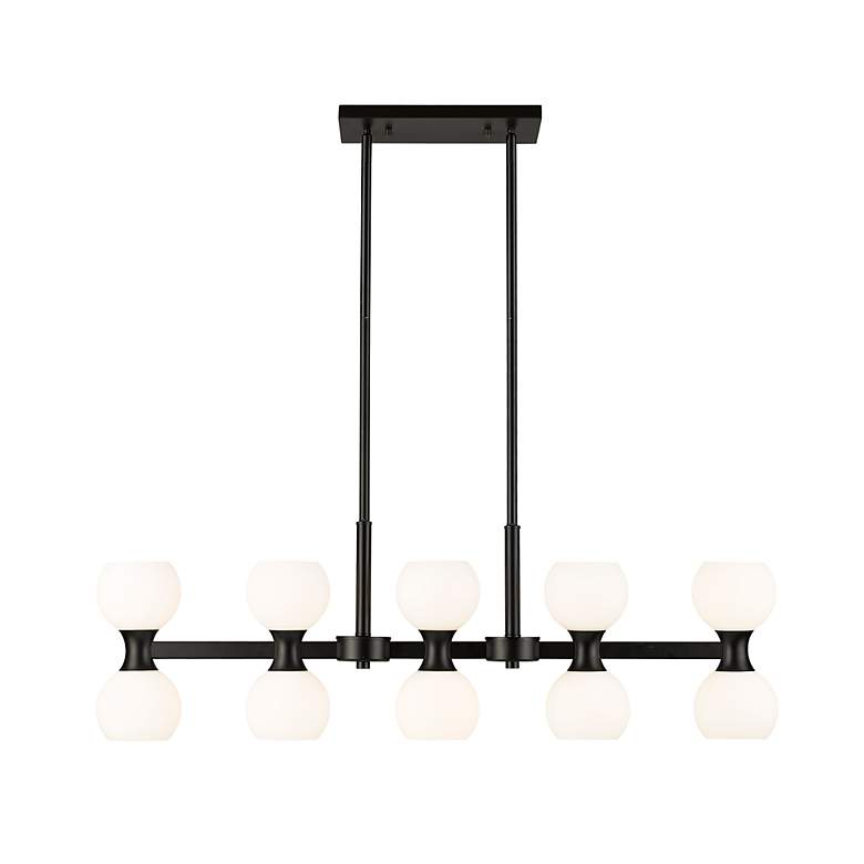 Image 5 Artemis by Z-Lite Matte Black 10 Light Island Pendant more views