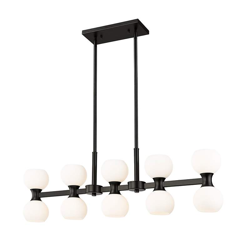 Image 6 Artemis by Z-Lite Matte Black 10 Light Island Pendant more views