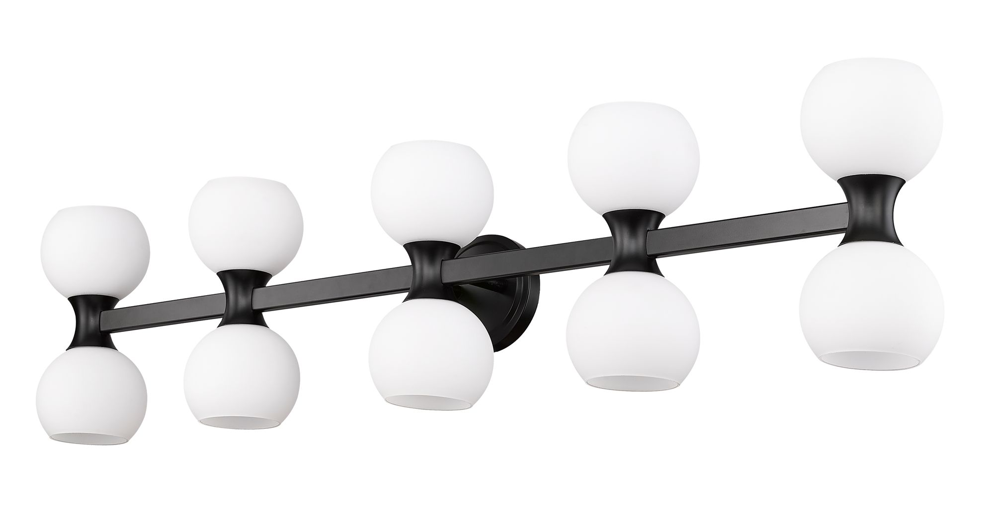 Artemis by Z-Lite Matte Black 10 Light Vanity