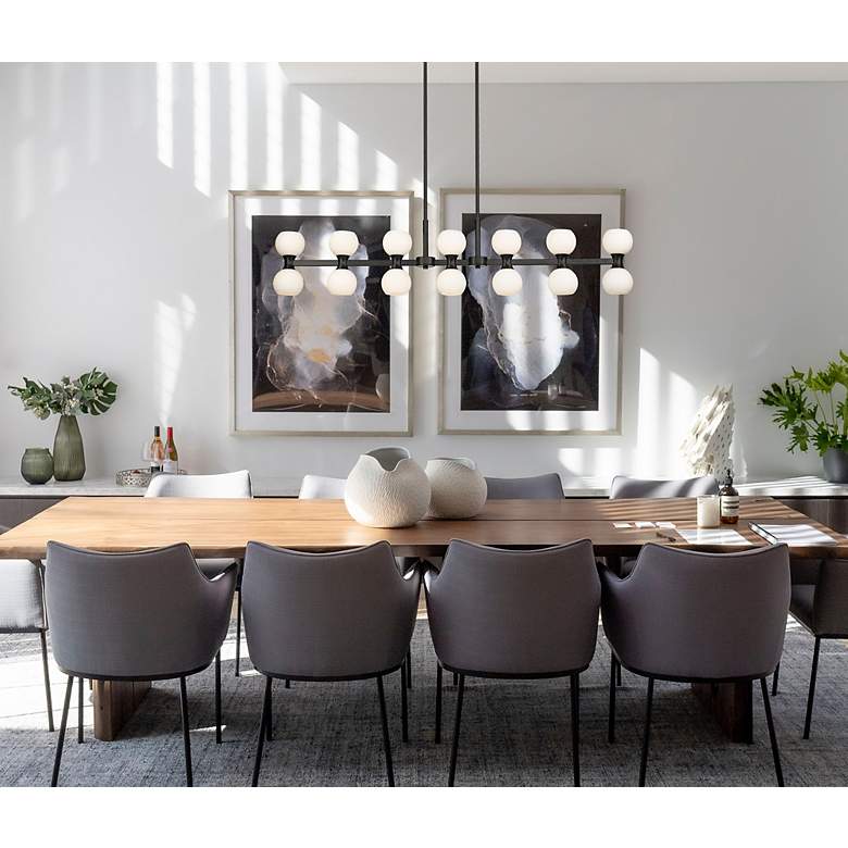 Image 2 Artemis by Z-Lite Matte Black 14 Light Island Pendant more views