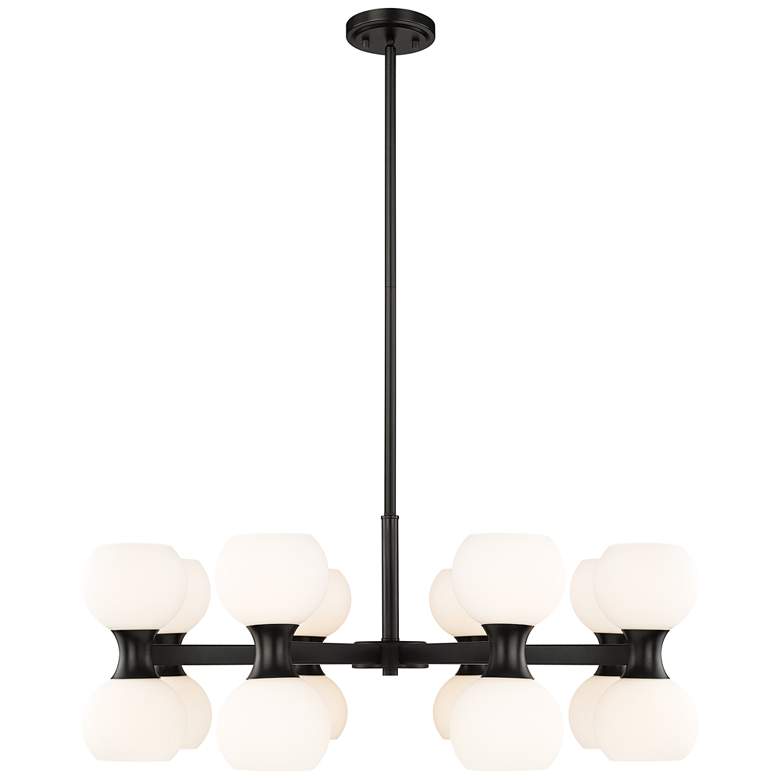 Image 1 Artemis by Z-Lite Matte Black 16 Light Chandelier