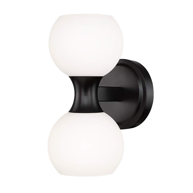 Image 5 Artemis by Z-Lite Matte Black 2 Light Wall Sconce more views
