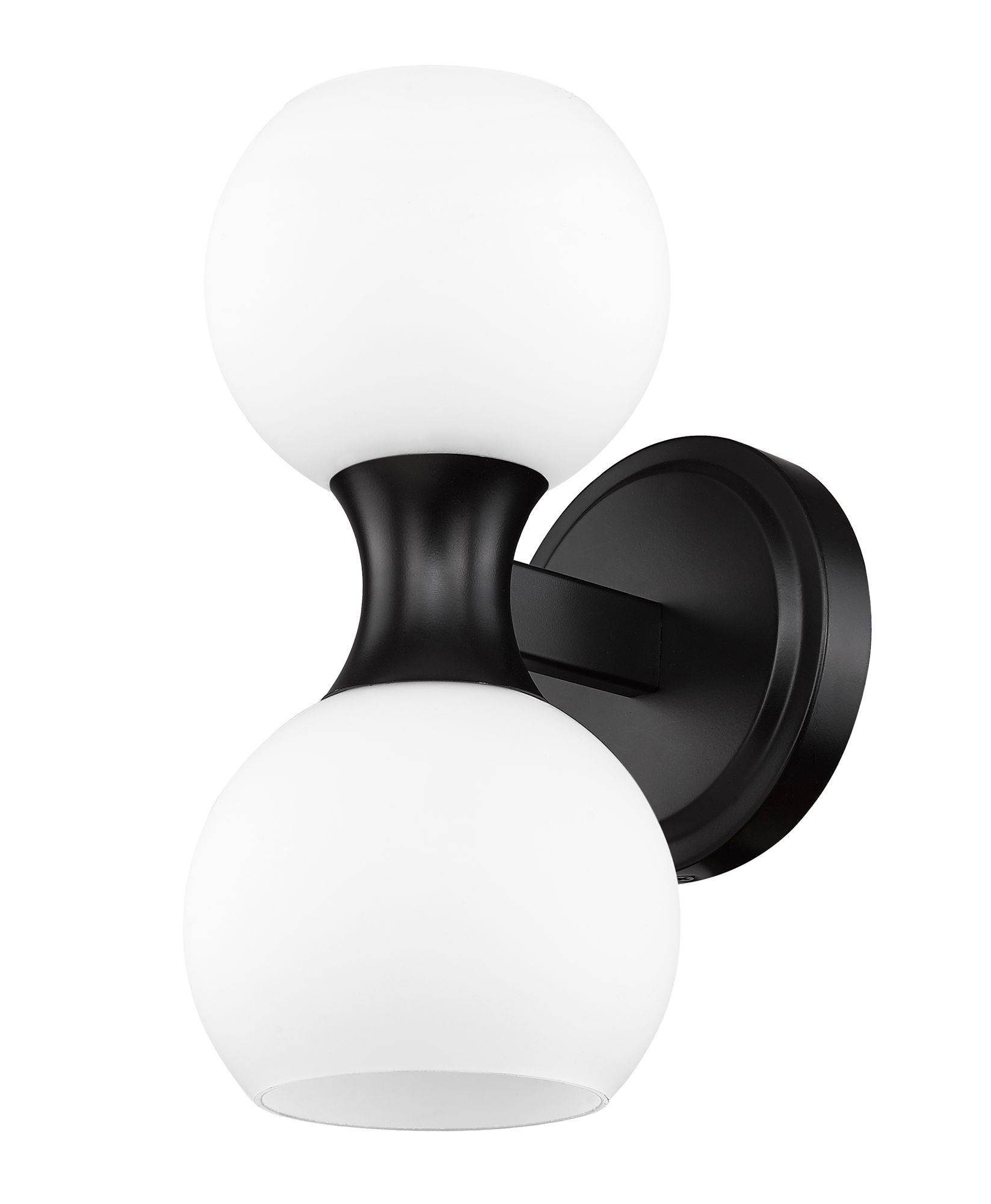 Artemis by Z-Lite Matte Black 2 Light Wall Sconce