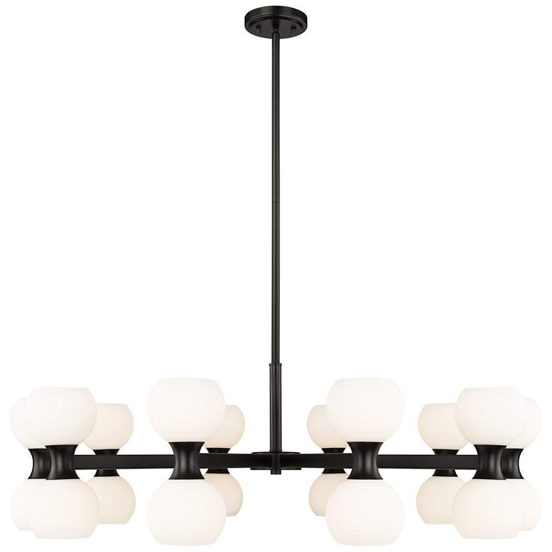 Image 1 Artemis by Z-Lite Matte Black 20 Light Chandelier
