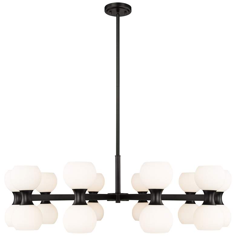 Image 1 Artemis by Z-Lite Matte Black 20 Light Chandelier