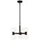 Artemis by Z-Lite Matte Black 6 Light Chandelier