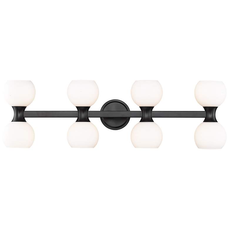 Image 2 Artemis by Z-Lite Matte Black 8 Light Vanity