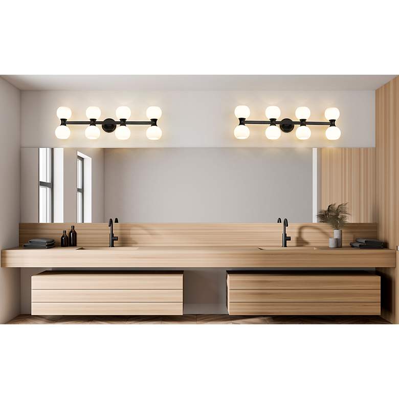 Image 3 Artemis by Z-Lite Matte Black 8 Light Vanity more views