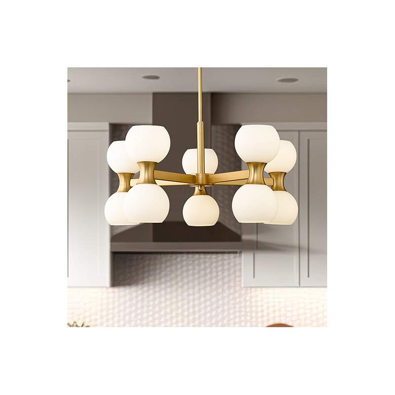 Image 1 Artemis by Z-Lite Modern Gold 10 Light Chandelier