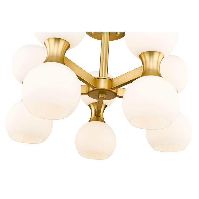 Image 7 Artemis by Z-Lite Modern Gold 10 Light Semi Flush Mount more views