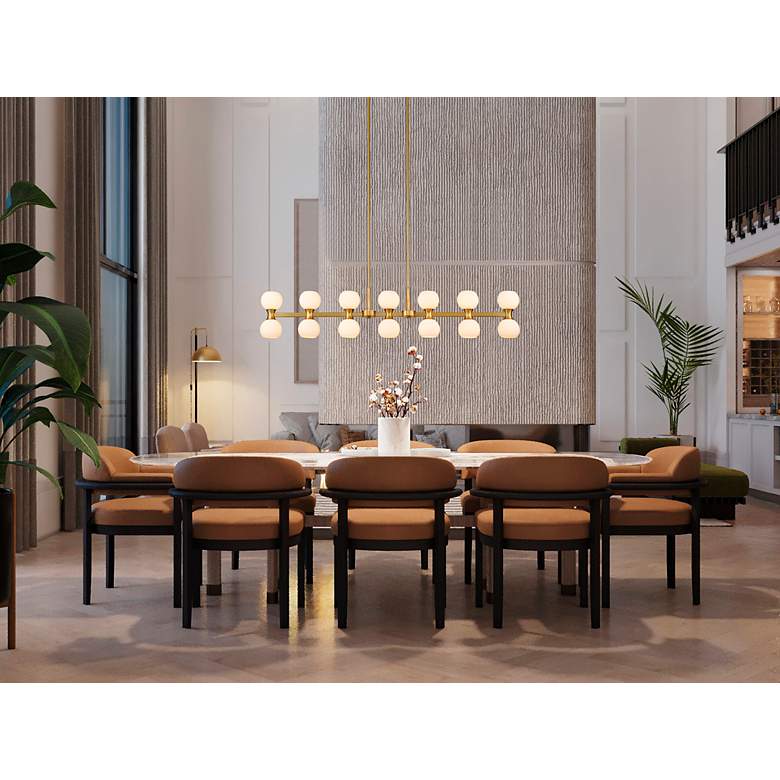 Image 4 Artemis by Z-Lite Modern Gold 14 Light Island Pendant more views