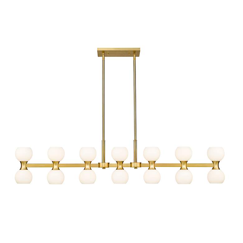 Image 5 Artemis by Z-Lite Modern Gold 14 Light Island Pendant more views