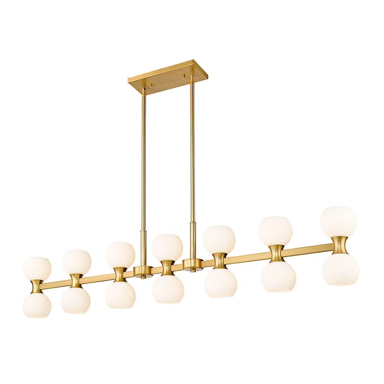 Image 6 Artemis by Z-Lite Modern Gold 14 Light Island Pendant more views