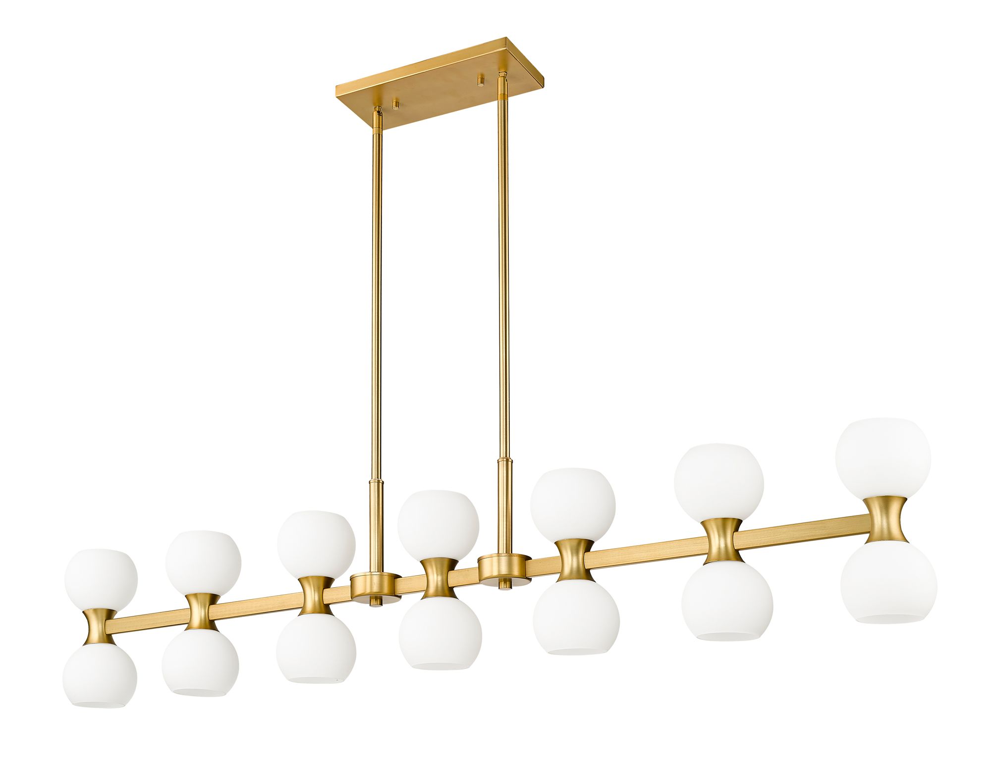Artemis by Z-Lite Modern Gold 14 Light Island Pendant