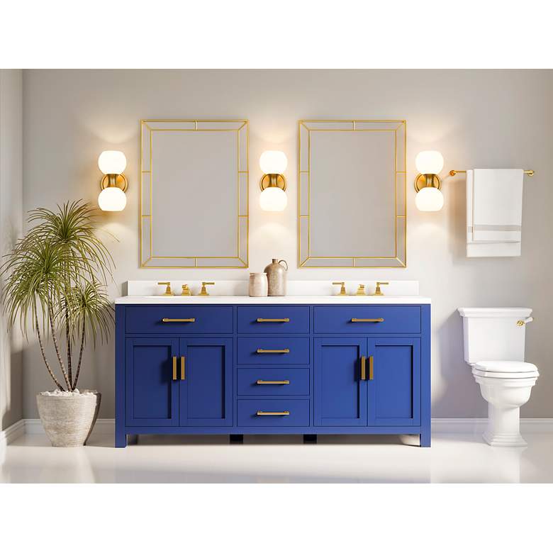 Image 4 Artemis by Z-Lite Modern Gold 2 Light Wall Sconce more views