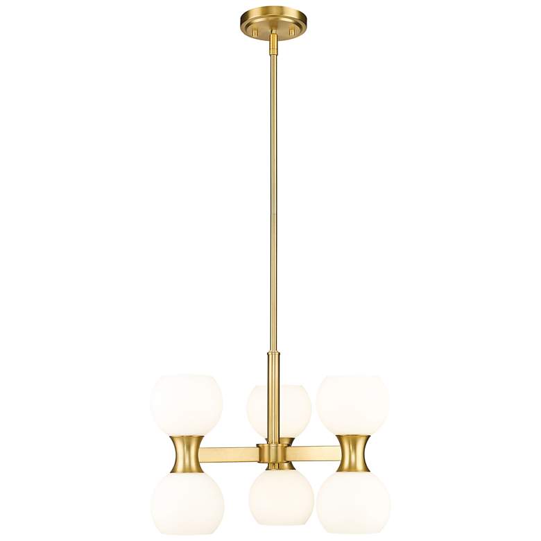 Image 1 Artemis by Z-Lite Modern Gold 6 Light Chandelier