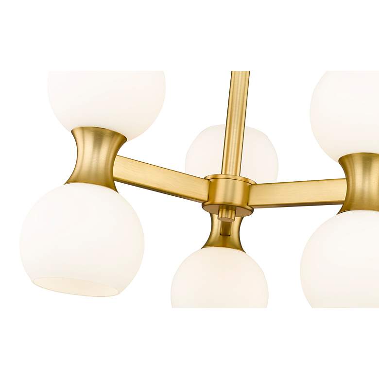 Image 7 Artemis by Z-Lite Modern Gold 6 Light Semi Flush Mount more views