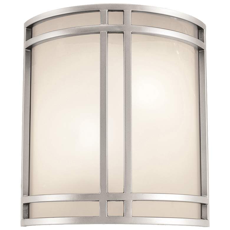 Image 1 Artemis - Crossbars Wall Sconce - E26 LED - Satin Finish - Opal Glass