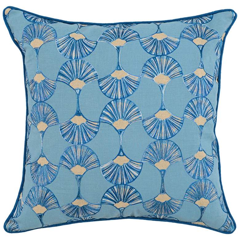 Image 1 Artemis Marlin Blue and Royal 22 inch Square Decorative Pillow