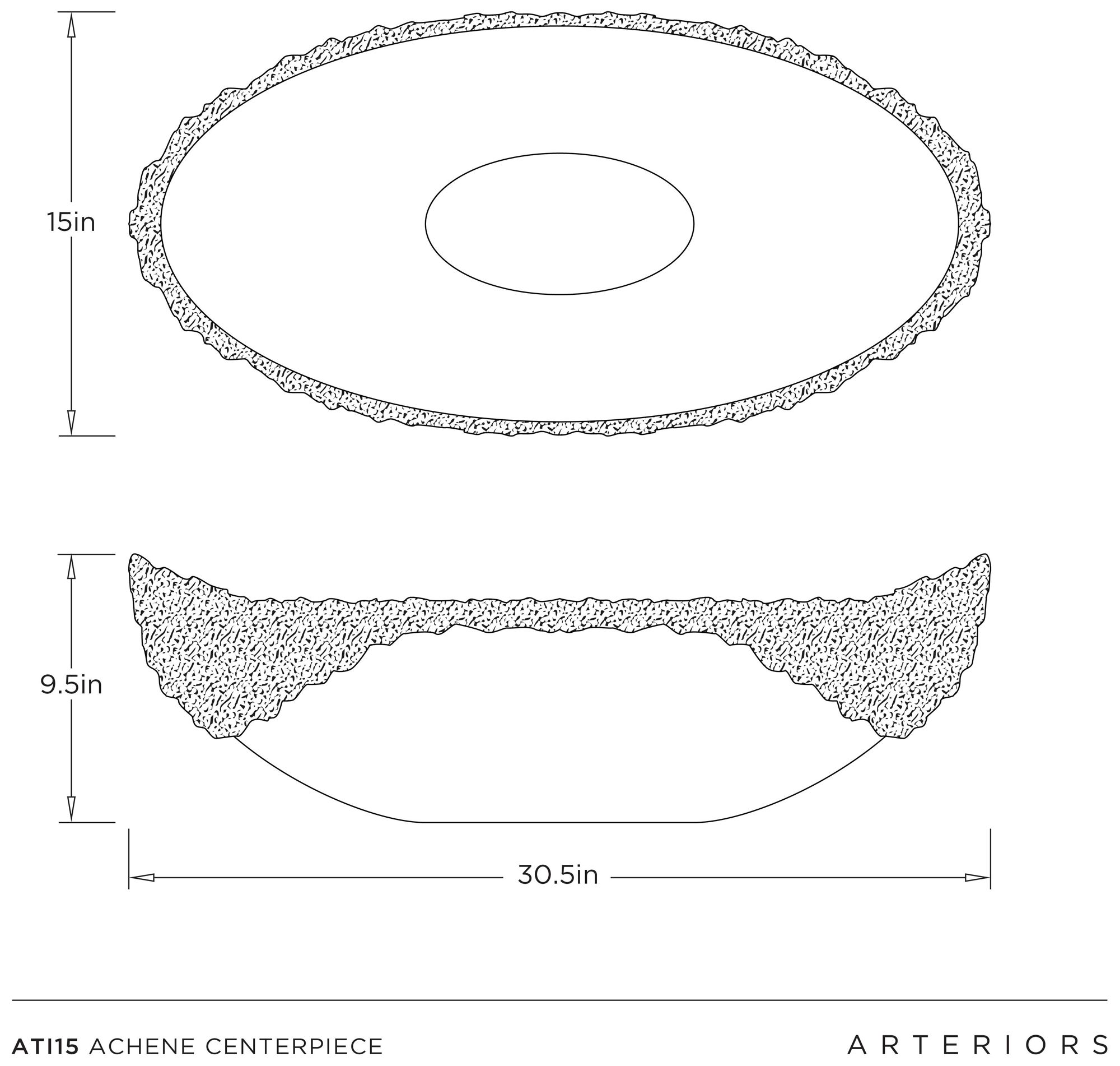 Image 7 Arteriors Achene Centerpiece Antique Brass more views