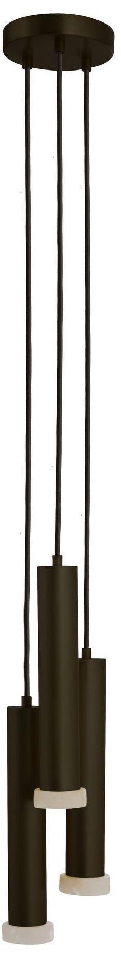 Image 3 Arteriors Aleena Multi Port Pendant 6.5" English Bronze more views