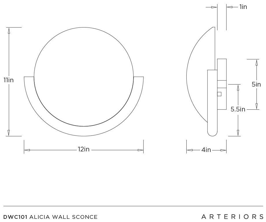 Image 7 Arteriors Alicia Wall Sconce White more views