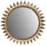 Arteriors Analise Iron Mirror Antique Brass