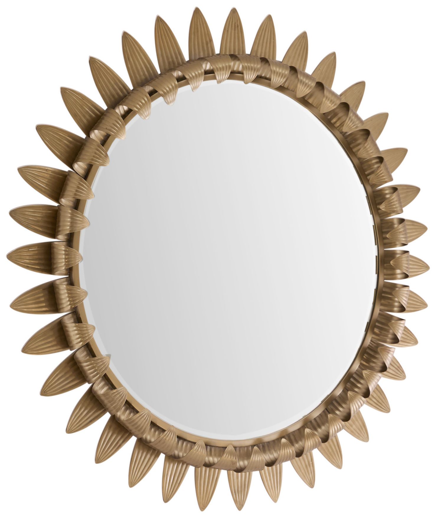 Image 2 Arteriors Analise Iron Mirror Antique Brass more views