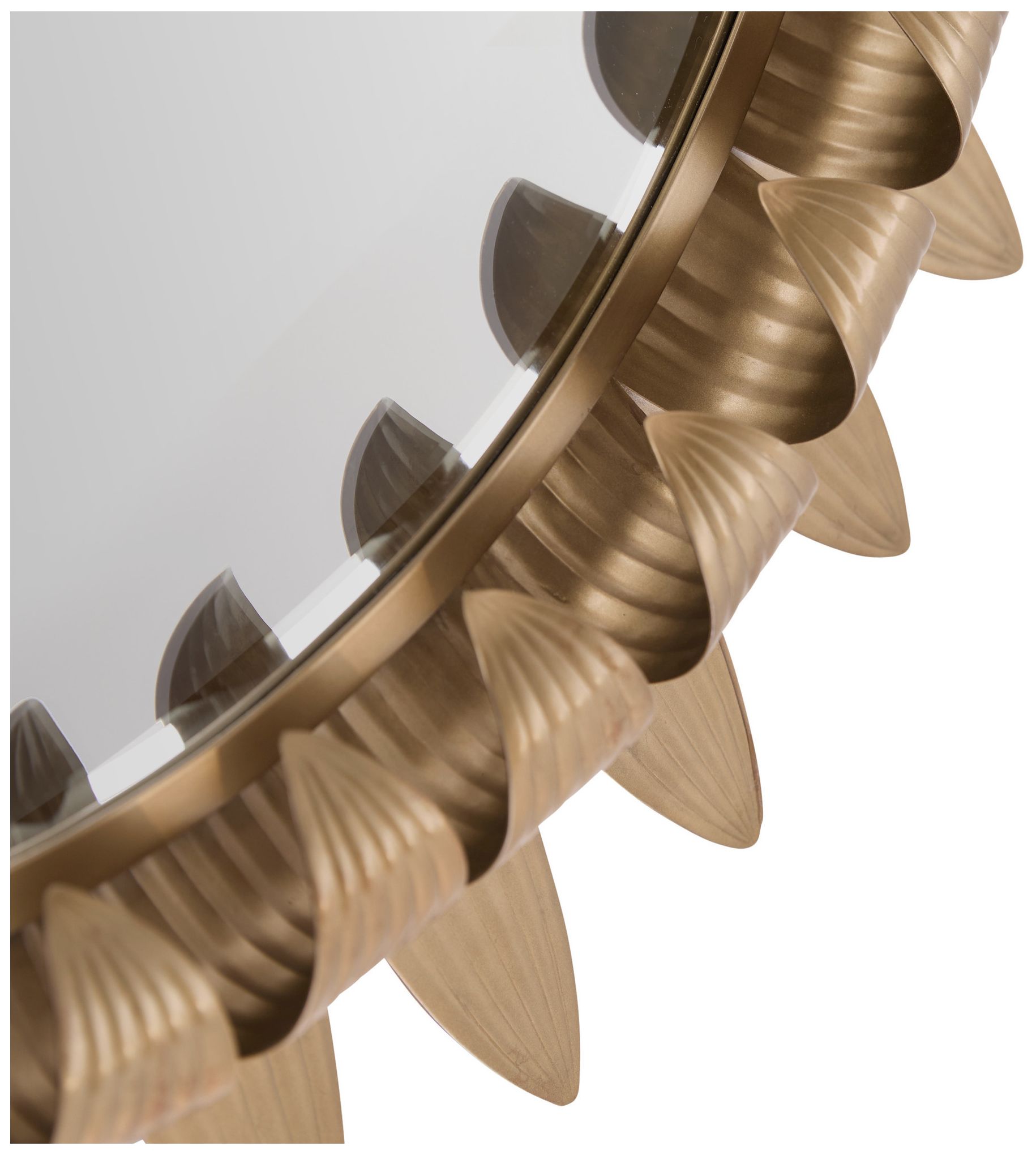 Image 4 Arteriors Analise Iron Mirror Antique Brass more views