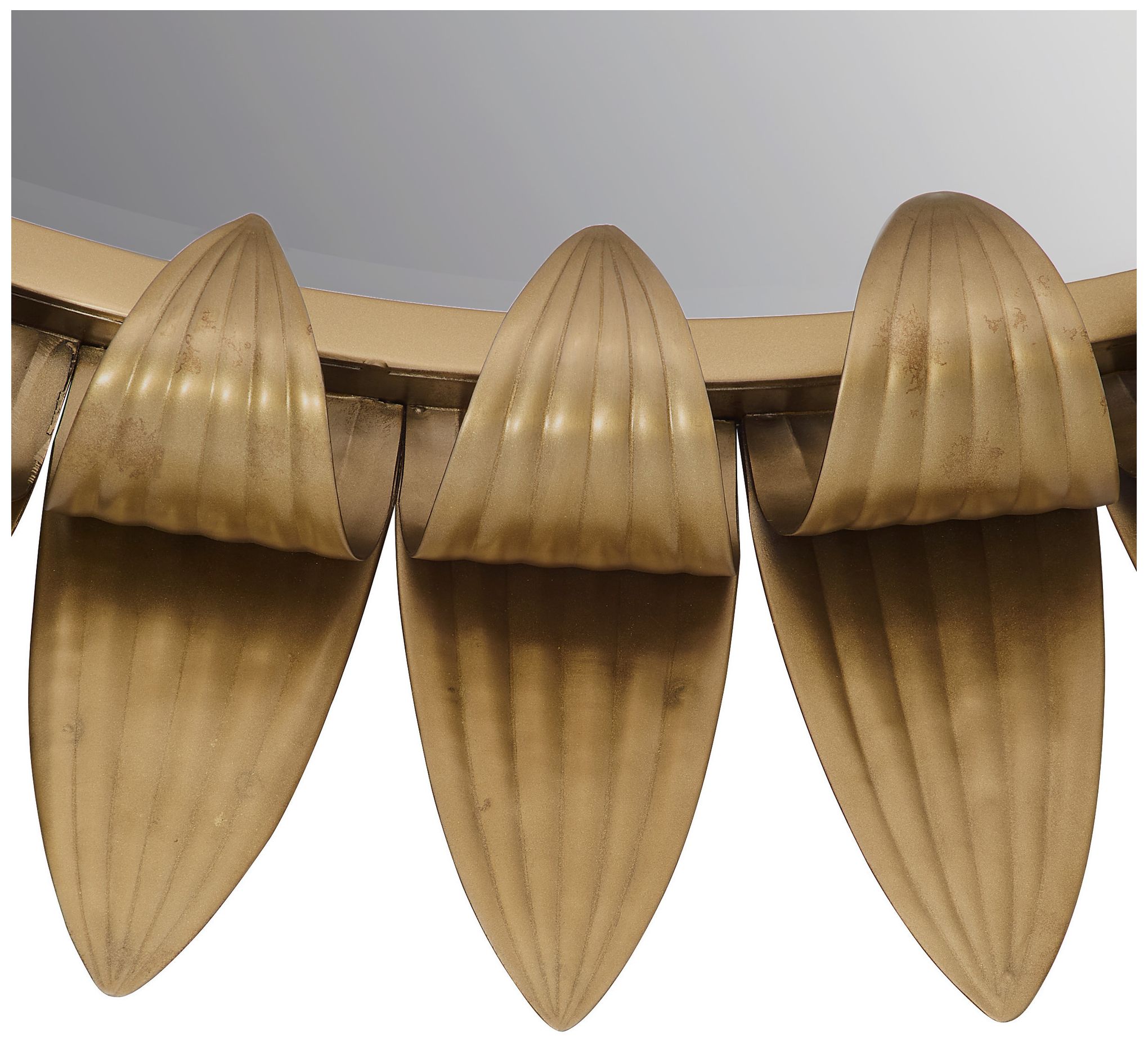 Image 5 Arteriors Analise Iron Mirror Antique Brass more views