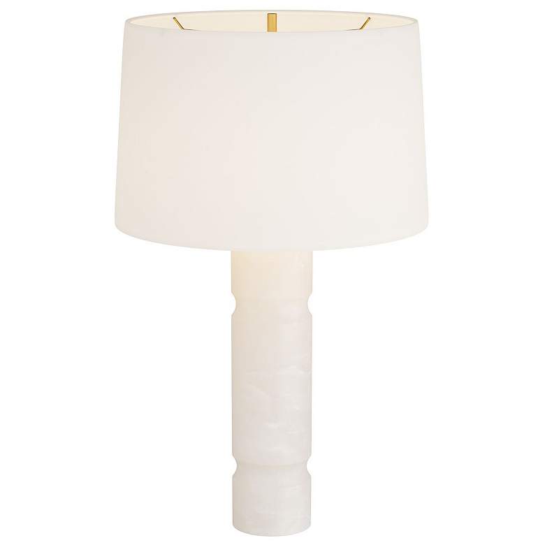 Image 1 Arteriors Angelina 30" Modern White Table Lamp