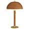 Arteriors Annette 26.5" Natural Bamboo Mushroom Dome Table Lamp