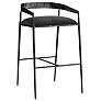 1_Arteriors Ansel Bar Stool Midnight Grey Performance Velvet