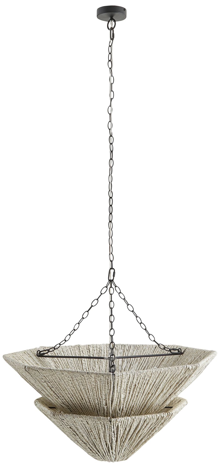 Image 2 Arteriors Anya Chandelier Light Gray Stained more views
