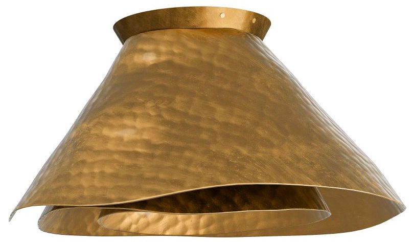 Image 5 Arteriors Arden Sconce/Ceiling Mount Vintage Brass more views