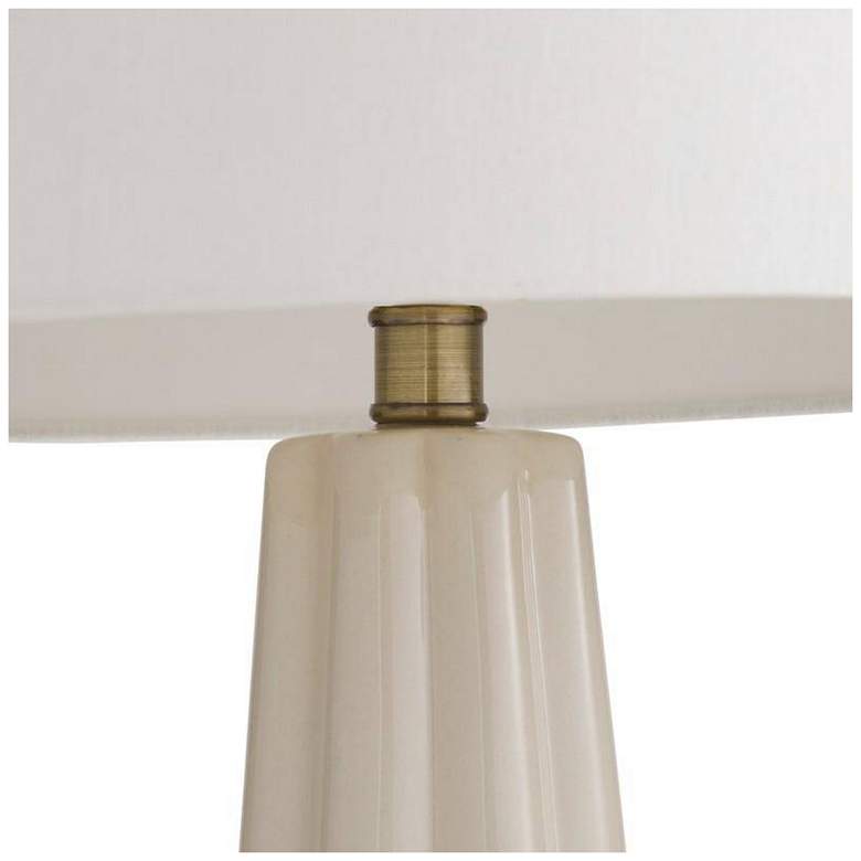 Image 4 Arteriors Arlington Lamp Ivory Ceramic more views
