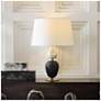 1_Arteriors Aubrey Gray Flower Marble, Black Marble Lamp Antique Brass