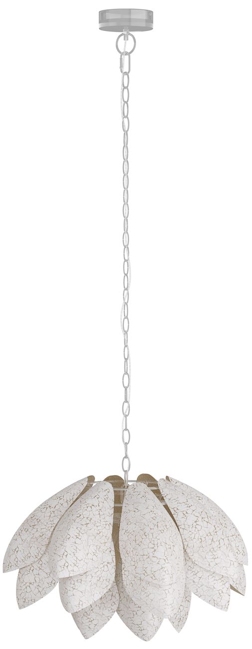 Image 3 Arteriors Ayana Chandelier Ivory White more views